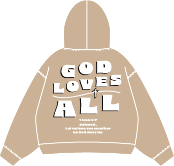 God Loves All hoodie