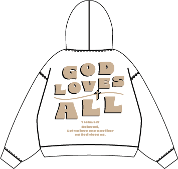 God Loves All hoodie